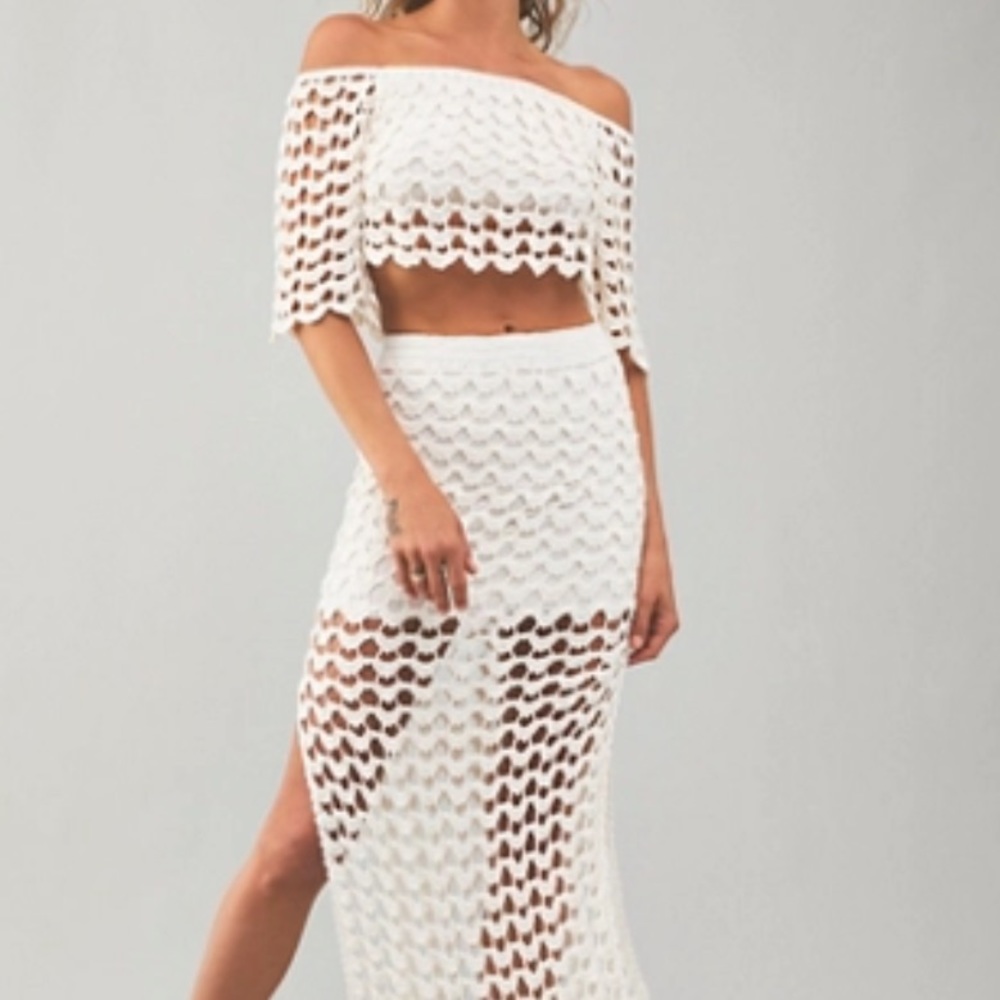 NWTO Free People Flook Crotchet Set